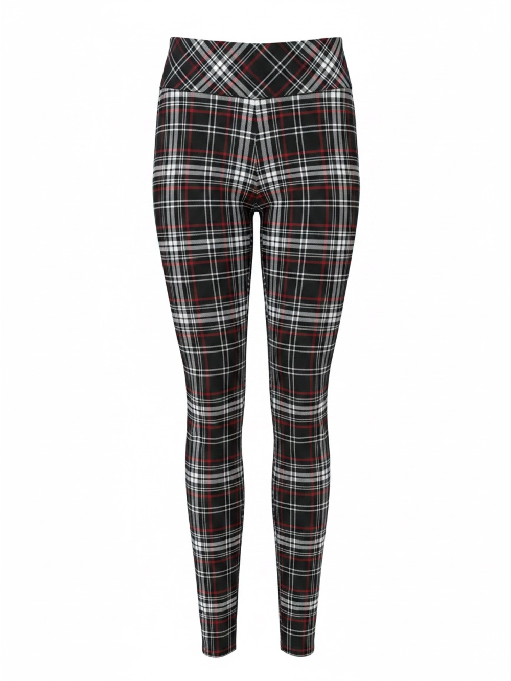 Jules & Leopold Black, White & Red Plaid Skirt